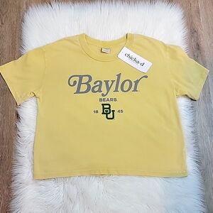 Chicka-d Baylor University Cropped T Shirt